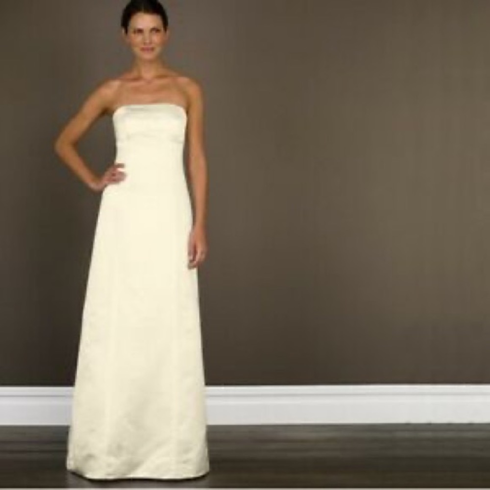 J crew silk Vivian wedding dress- size 8